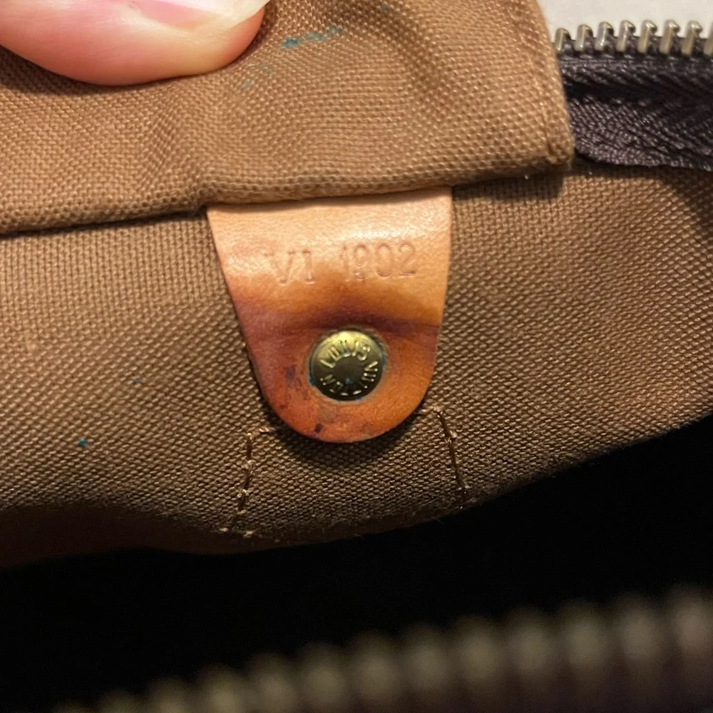 SOLD AUTHENTIC Louis Vuitton Brown Monogram Speedy 30 - Picture 12 of 15